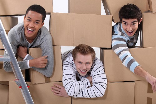 Specialist movers using equipment for piano removals in Balham
