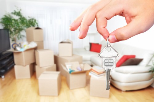 Packing boxes and moving supplies for a Balham home relocation