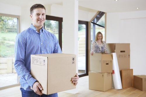 Illustration of SSL-protected Balham Movers checkout process