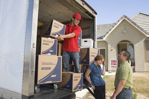 Careful handling of office equipment during a Balham move