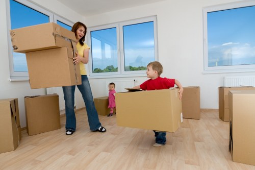 House removalists protecting furniture and appliances for a move in Balham