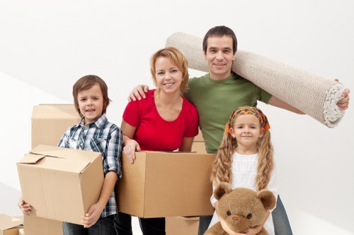 Business relocation using a removal truck hire service in Balham